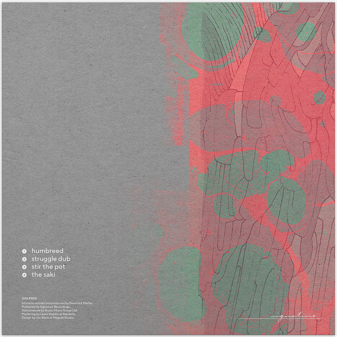 Calibre. Little Foot album inner-sleeve.