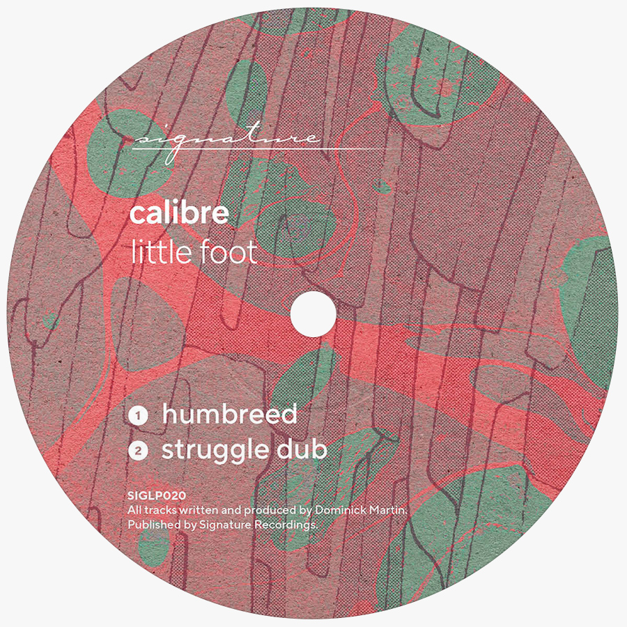 Calibre. Little Foot album labels.